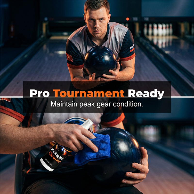🏆Pro-Grade Bowling Ball Cleaner – Instantly removes lane oil. Includes premium towel. Keeps your ball performing like new! ✨