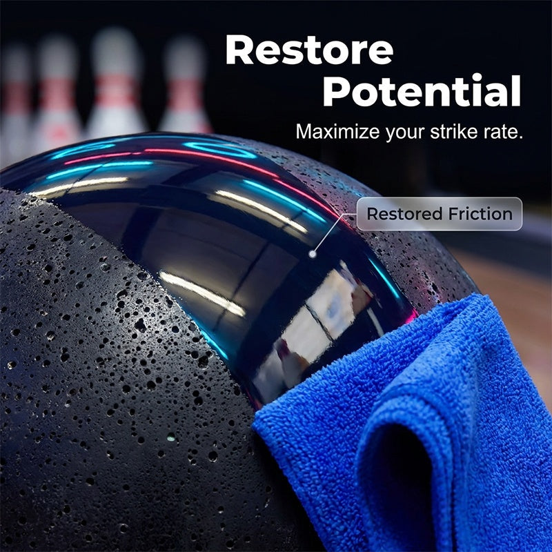 🏆Pro-Grade Bowling Ball Cleaner – Instantly removes lane oil. Includes premium towel. Keeps your ball performing like new! ✨