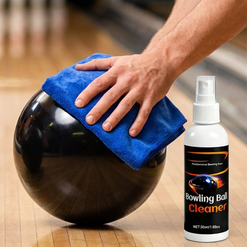 🏆Pro-Grade Bowling Ball Cleaner – Instantly removes lane oil. Includes premium towel. Keeps your ball performing like new! ✨