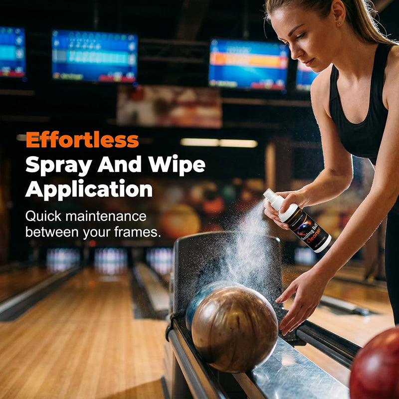 🏆Pro-Grade Bowling Ball Cleaner – Instantly removes lane oil. Includes premium towel. Keeps your ball performing like new! ✨
