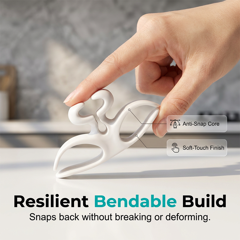 Self-Adhesive Silicone Appliance Cord Organizer