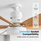 2-in-1 Smart Ceiling Fan Light