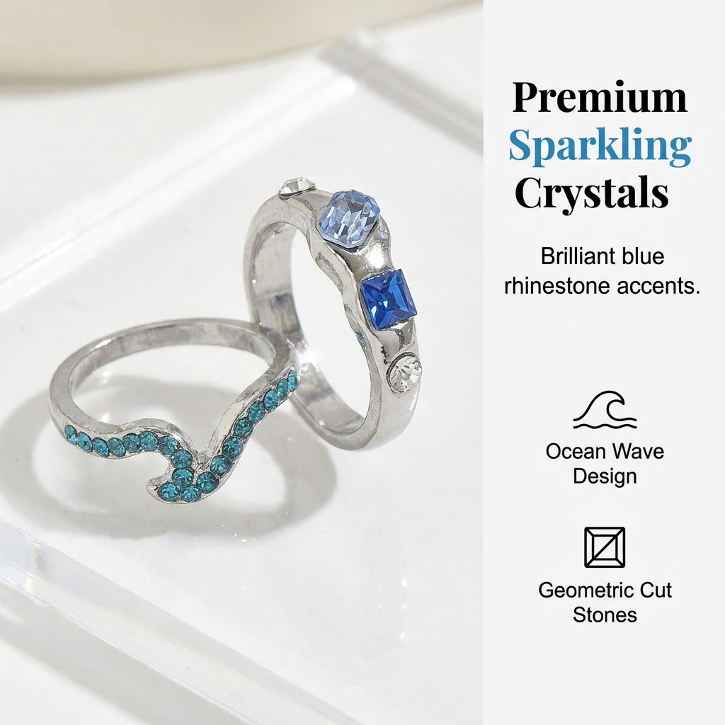 Adjustable Tail Ring Marine Jewelry