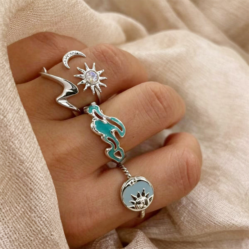 Adjustable Tail Ring Marine Jewelry