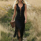 🤠 LIMITED-TIME 48% OFF! ✨ Retro Western Tassel Sleeveless Slim Dress – Fringe Hem, Front Zipper, Cowgirl Style 🌵