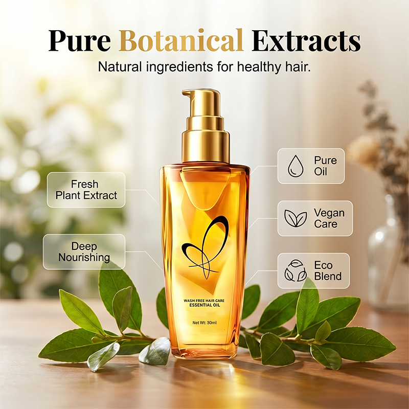 Wash-Free Hair Care Essential Oil