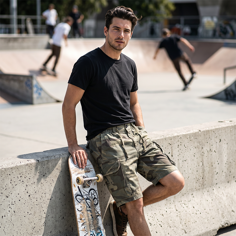 🩳 LIMITED-TIME 52% OFF! ✨ Men's Casual Relaxed Fit Cargo Shorts – Multi-Pockets, Breathable, Rugged 🌲