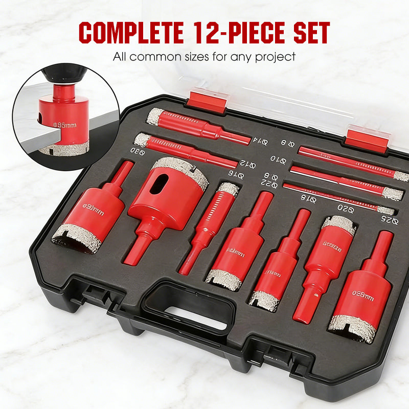 📢📢47% OFF !! ⏰Professional Dry Drilling Hole Saw Kit (6-35mm)