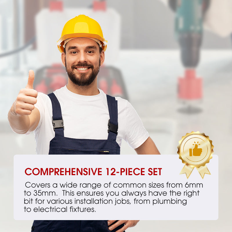 📢📢47% OFF !! ⏰Professional Dry Drilling Hole Saw Kit (6-35mm)