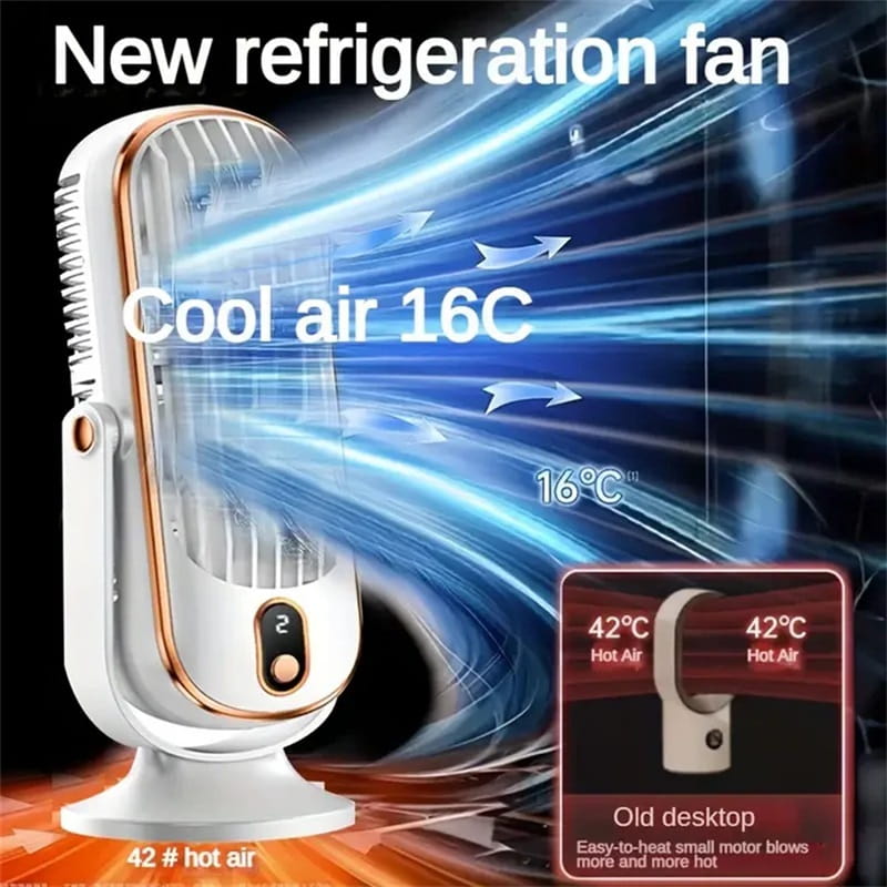🥳2026 HOT SALE🥳💞50K+ SOLD!💨🌙 50% OFF! Portable Table Fan – 5 speeds, ultra‑quiet, gentle breeze. Perfect for bedroom or office. Stay cool without noise! 😴✨