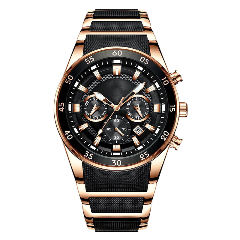 🔥50% OFF!✈️Free Shipping⌚ Men's Waterproof Multifunctional Quartz Watch