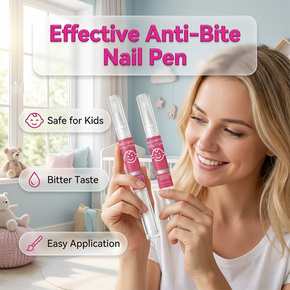 Nail Biting Prevention For Kids & Adults|Natural Bitter Agent：Vitamin E Enriched
