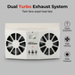 🥳2026 HOT SALE🥳💞50K+ SOLD!☀️🚗 50% OFF! Solar Car Exhaust Fan – Dual turbo fans expel hot air fast. Solar‑powered, no wiring. Real‑time temp display. Step into a cool car! 🌬️✨
