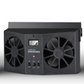 🥳2026 HOT SALE🥳💞50K+ SOLD!☀️🚗 50% OFF! Solar Car Exhaust Fan – Dual turbo fans expel hot air fast. Solar‑powered, no wiring. Real‑time temp display. Step into a cool car! 🌬️✨