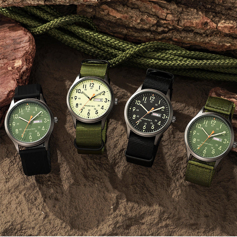 🎁2026 New Arrivals 50% OFF💥Men's Quartz Watch with Luminous Display – Dual Glow, 30M Water Resistant, Date Window 🕶️