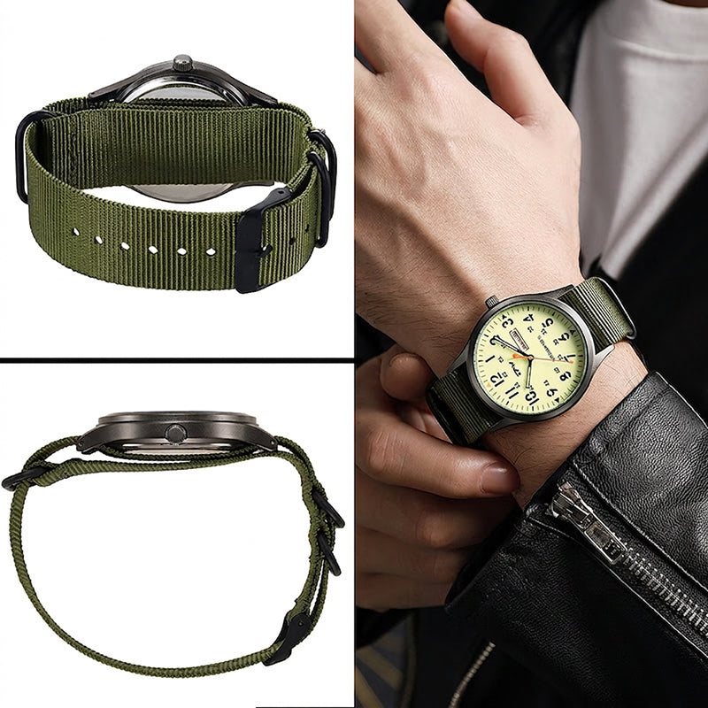 🎁2026 New Arrivals 50% OFF💥Men's Quartz Watch with Luminous Display – Dual Glow, 30M Water Resistant, Date Window 🕶️