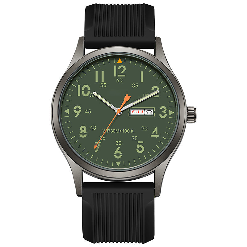 🎁2026 New Arrivals 50% OFF💥Men's Quartz Watch with Luminous Display – Dual Glow, 30M Water Resistant, Date Window 🕶️