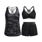 🔥2026 Hot Sale 52% OFF✨⚡ 50K+ SOLD! 🎁Women's 3-Piece Swimsuit Tankini Set with Shorts👙