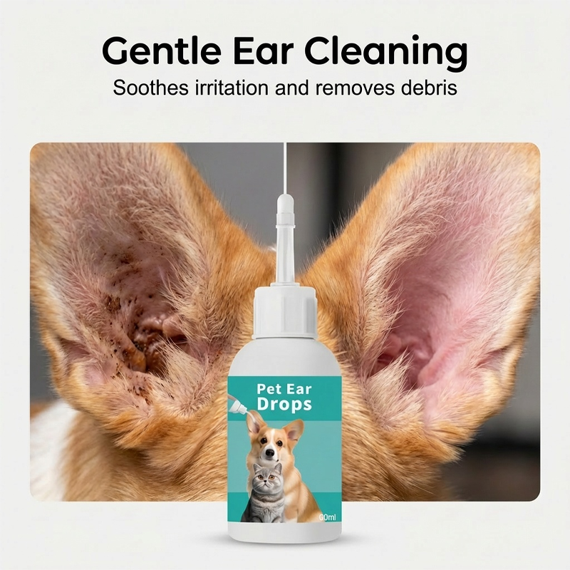 Limited-Time Special! 🐱🐶 Gentle Pet Ear Cleansing Drops—Say Goodbye to Outer Ear Canal Diseases
