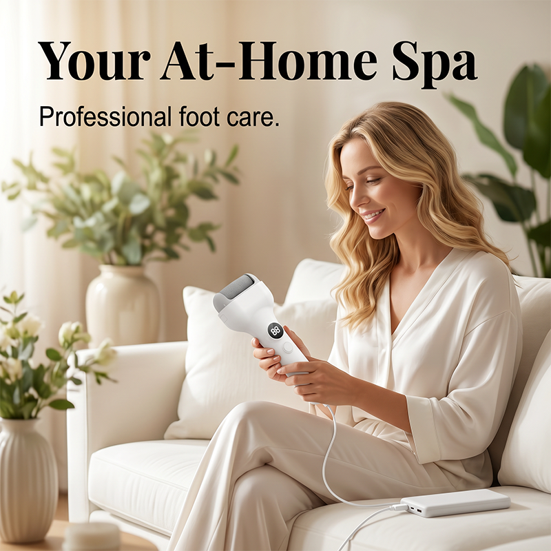 🥳2026 HOT SALE🥳💞50K+ SOLD!🦶🧠 55% OFF! Smart Electric Pedicure Tool – Pressure sensor auto‑stops if too firm. Removes calluses gently, protects delicate skin. A safe home pedicure! 🛡️✨