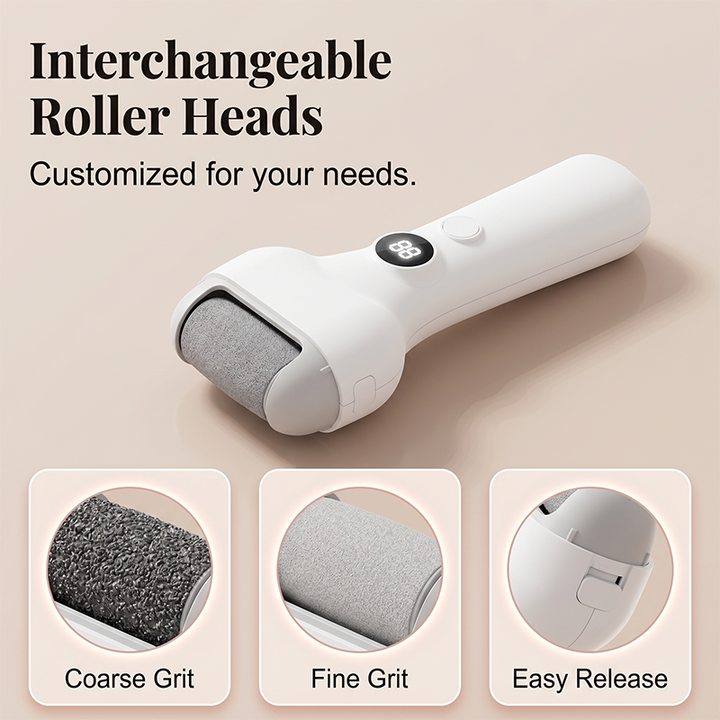 🥳2026 HOT SALE🥳💞50K+ SOLD!🦶🧠 55% OFF! Smart Electric Pedicure Tool – Pressure sensor auto‑stops if too firm. Removes calluses gently, protects delicate skin. A safe home pedicure! 🛡️✨