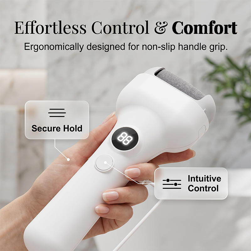 🥳2026 HOT SALE🥳💞50K+ SOLD!🦶🧠 55% OFF! Smart Electric Pedicure Tool – Pressure sensor auto‑stops if too firm. Removes calluses gently, protects delicate skin. A safe home pedicure! 🛡️✨