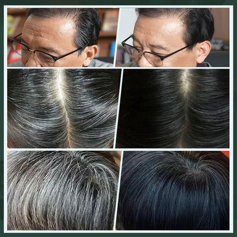 🔥Buy 3 get 2 free🔥The black and lustrous hair is so beautiful-Plant-Based Comb Hair Dye