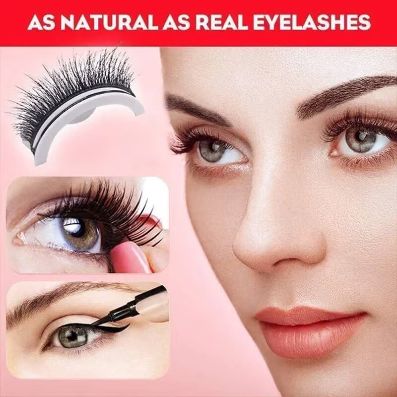 💞50K+ SOLD!👁️✨Reusable Self‑Adhesive False Eyelashes – No glue needed, just press & go. Natural curl, reusable & easy to remove. A beauty game‑changer! 💕🌸