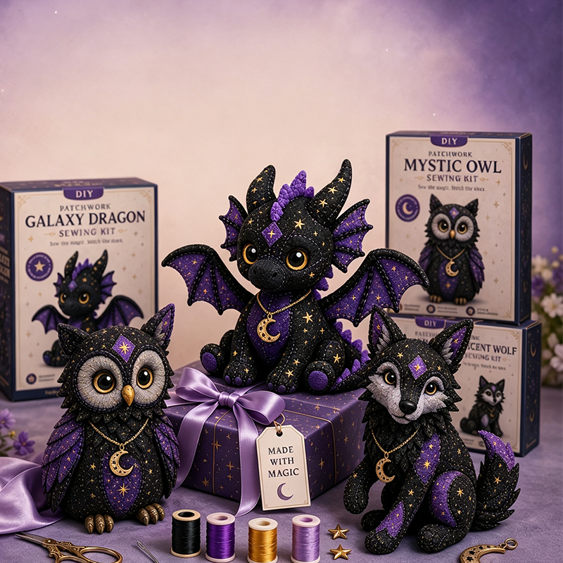 Beginner-Friendly Magical Animal Sewing Kit
