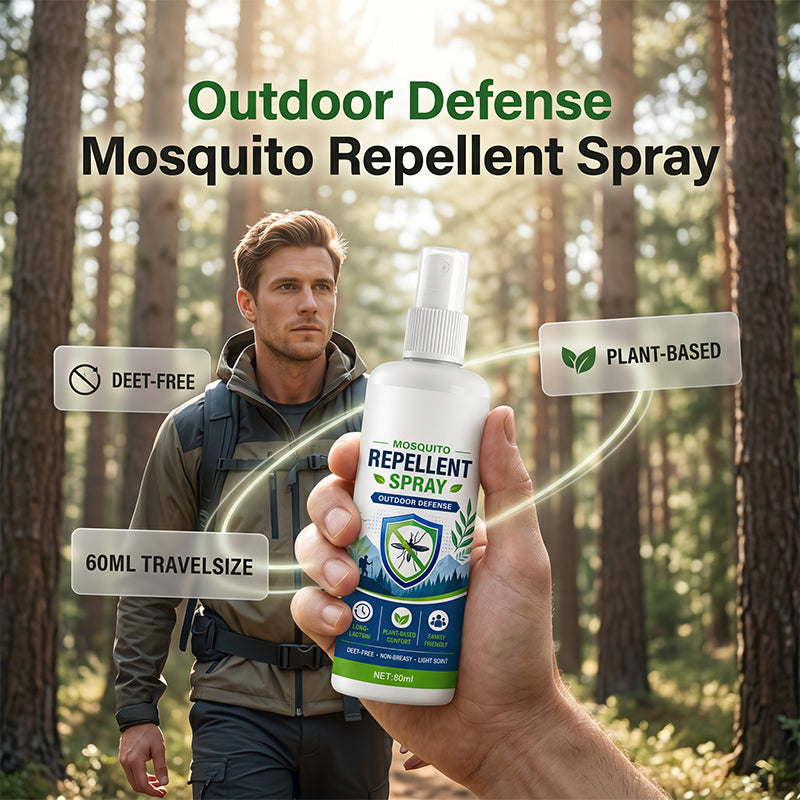 🌀Camping-Grade Mosquito Protection| Plant-Based Outdoor Mosquito Repellent Spray| 📦Buy 2 Get 1 Free
