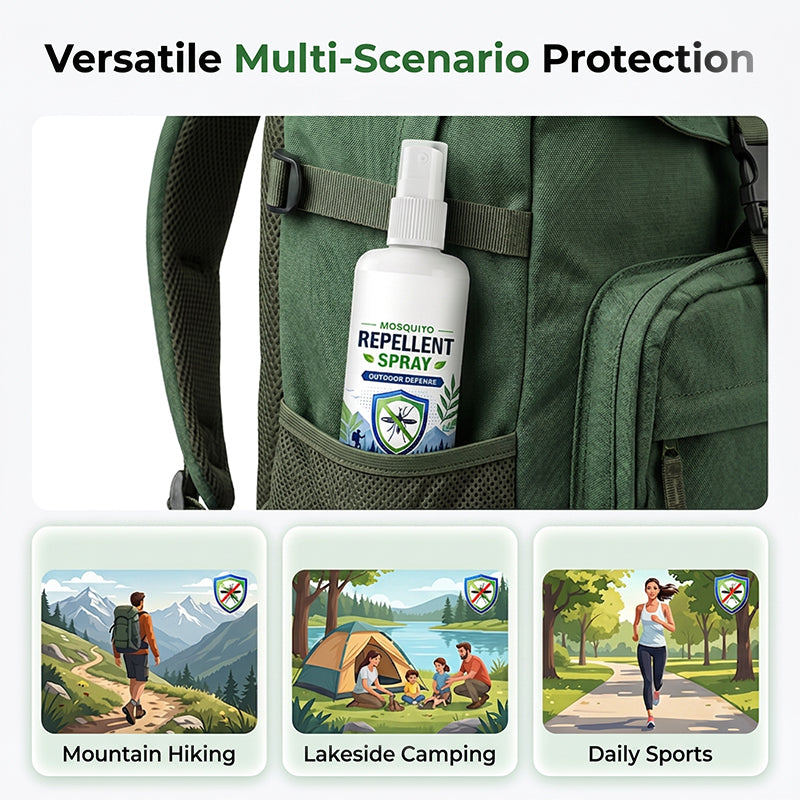 🌀Camping-Grade Mosquito Protection| Plant-Based Outdoor Mosquito Repellent Spray| 📦Buy 2 Get 1 Free