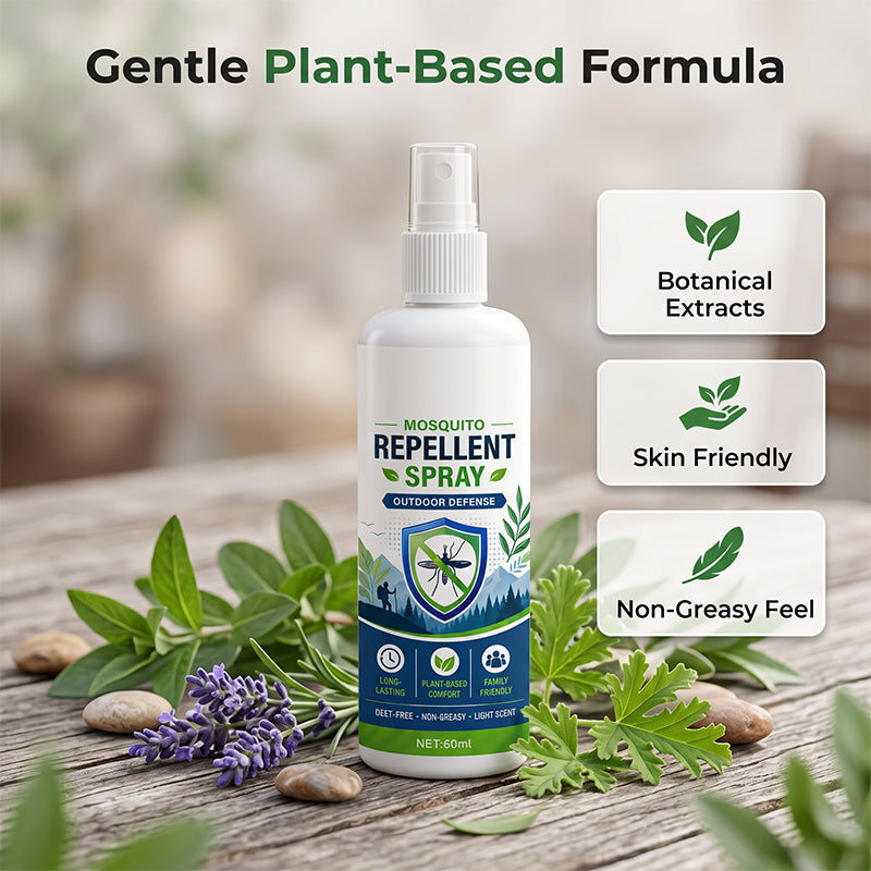 🌀Camping-Grade Mosquito Protection| Plant-Based Outdoor Mosquito Repellent Spray| 📦Buy 2 Get 1 Free