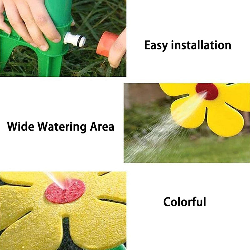 ✨️45% OFF! Boost your courtyard happiness! 360° Rotating Dancing Flower Sprinkler-Funny Dancing Flower Yard Lawn Sprinkler