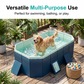 🥳 HOT SALE 2026 🥳 💞 OVER 50,000 SOLD! 👵❤️ Elevated, non‑inflatable pool – enjoy fun water activities and cool off at home this summer.