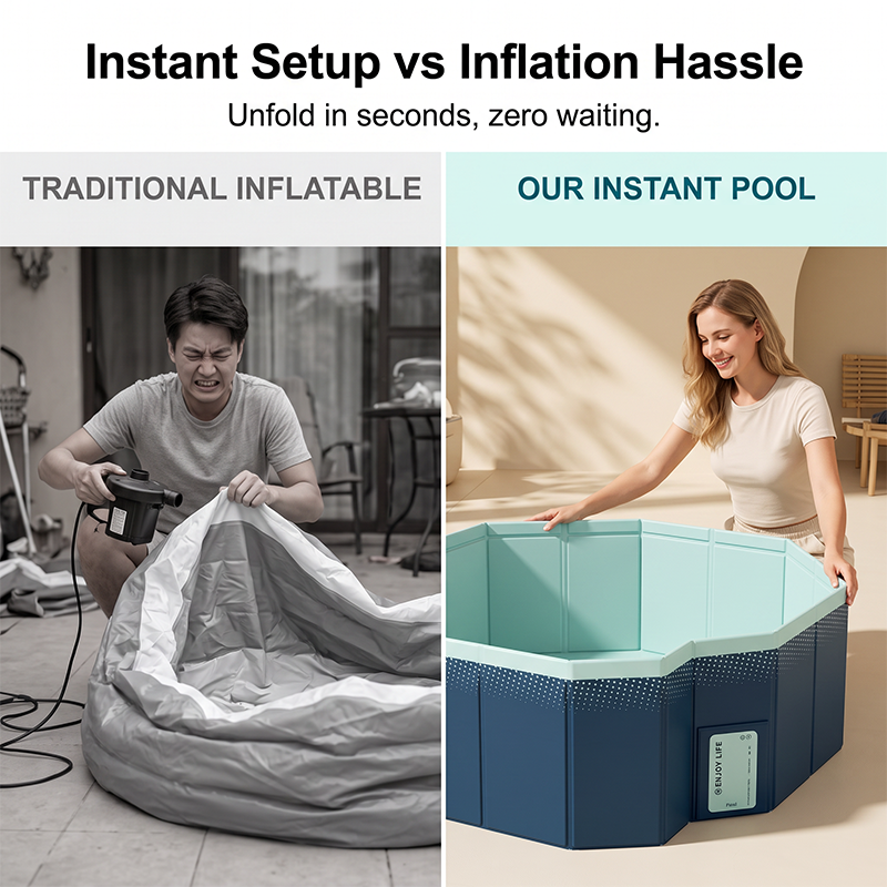 🥳 HOT SALE 2026 🥳 💞 OVER 50,000 SOLD! 👵❤️ Elevated, non‑inflatable pool – enjoy fun water activities and cool off at home this summer.