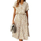 Women Casual Floral Printed Midi Dress