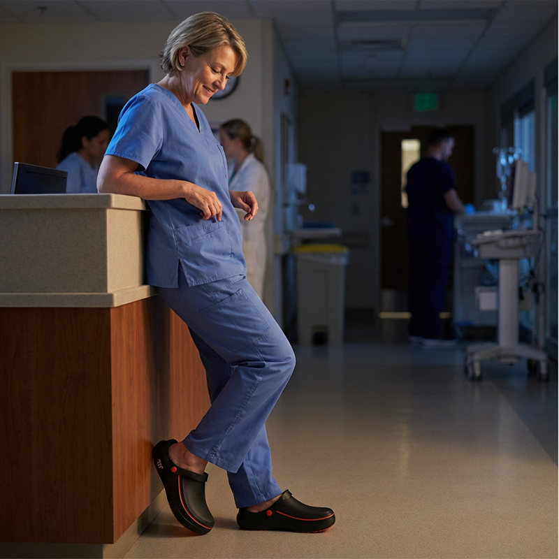 👟🍳 55% OFF! Non-slip kitchen & work shoes – water- & oil-resistant, breathable & comfortable; ideal for chefs, doctors & healthcare workers 🏥✨