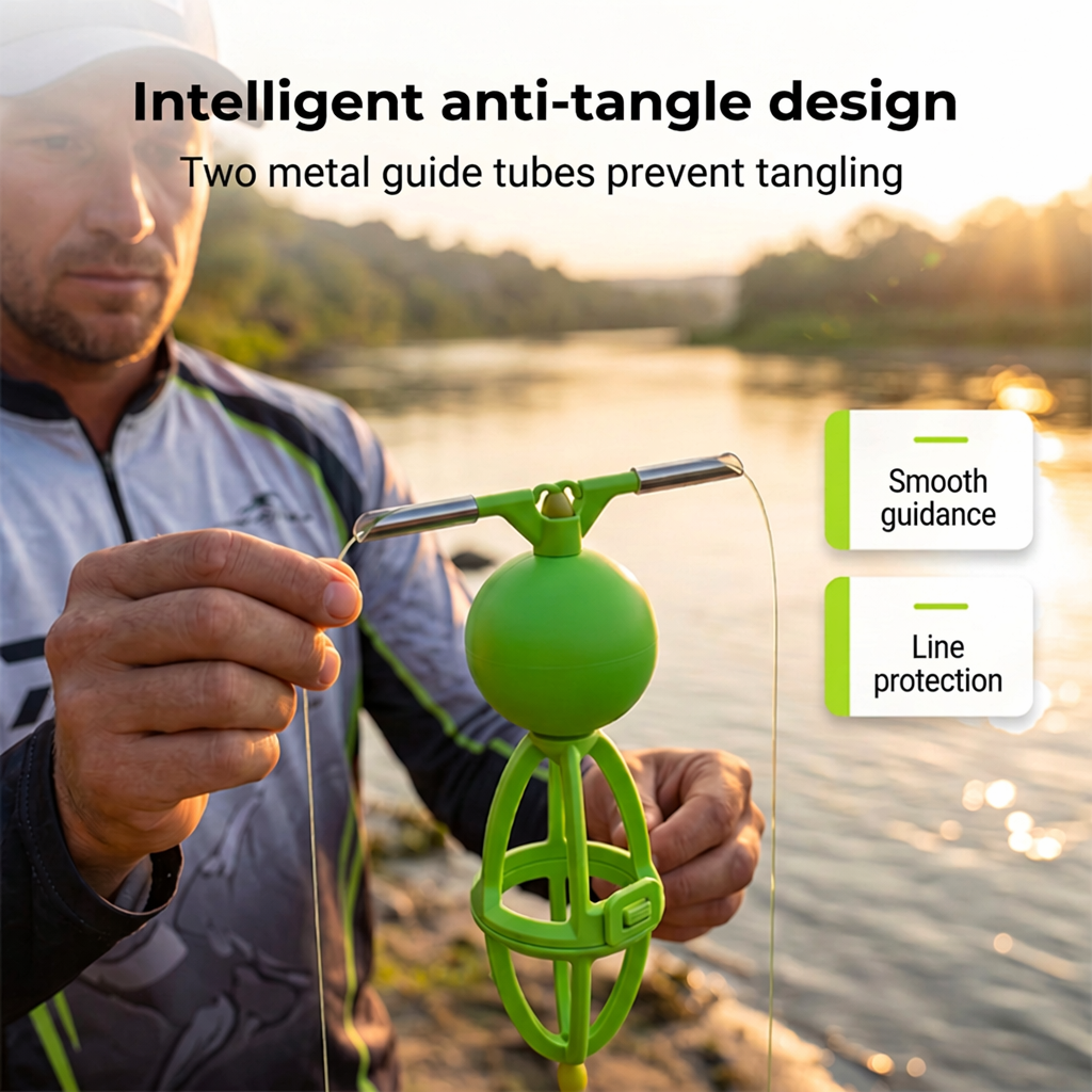 Tangle-Free Bottom-Up Feeder Basket Fishing System