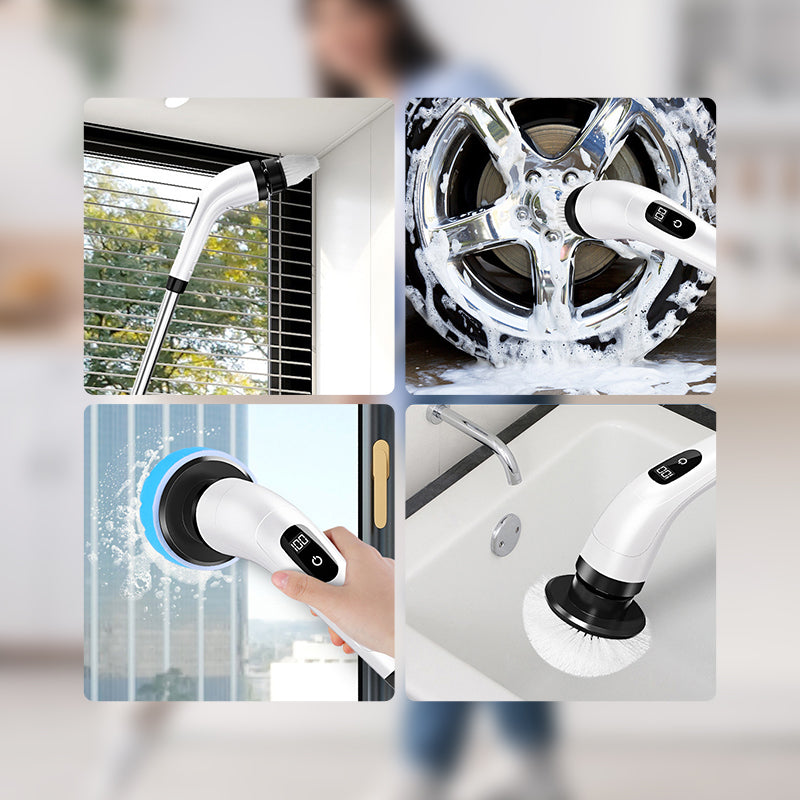 🧽7-in-1 Electric Cleaning Brush Set for Home Use