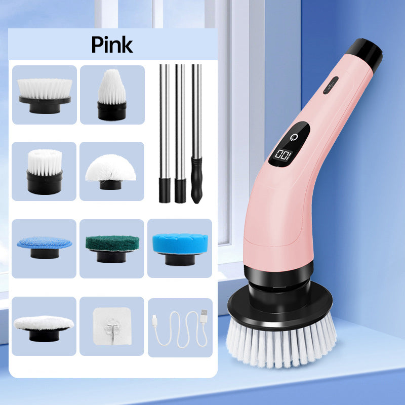 🧽7-in-1 Electric Cleaning Brush Set for Home Use