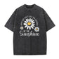 🌼LIMITED TIME 51% OFF! 👕 Vintage Washed Daisy T-Shirt – Soft Breathable Blend, Relaxed Drop Shoulder Fit and Retro Everyday Style