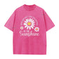 🌼LIMITED TIME 51% OFF! 👕 Vintage Washed Daisy T-Shirt – Soft Breathable Blend, Relaxed Drop Shoulder Fit and Retro Everyday Style