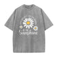 🌼LIMITED TIME 51% OFF! 👕 Vintage Washed Daisy T-Shirt – Soft Breathable Blend, Relaxed Drop Shoulder Fit and Retro Everyday Style
