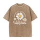 🌼LIMITED TIME 51% OFF! 👕 Vintage Washed Daisy T-Shirt – Soft Breathable Blend, Relaxed Drop Shoulder Fit and Retro Everyday Style
