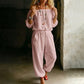 👗Last Day Promotion 58% OFF🌸Women's Off Shoulder Jumpsuit – Effortless Chic With A Flattering Fit ✨