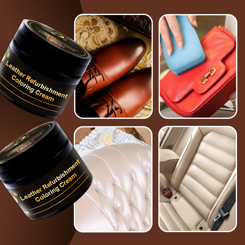 ✨Limited Time 50% Off！One product repairs all your leather goods！Leather Paint Kit