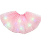 🏆 Last Day 52%OFF!🎁LED Light Up Sequin Tutu Skirt Star Mesh Princess Skirt for Girls and Adults