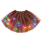 🏆 Last Day 52%OFF!🎁LED Light Up Sequin Tutu Skirt Star Mesh Princess Skirt for Girls and Adults