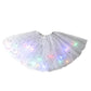 🏆 Last Day 52%OFF!🎁LED Light Up Sequin Tutu Skirt Star Mesh Princess Skirt for Girls and Adults
