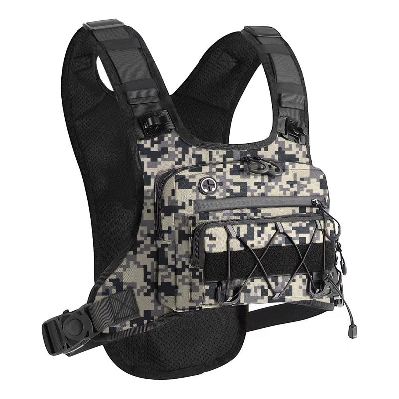 🔥Hot Sale 49% OFF🔥Front & Back Cycling Vest Pack for Men – Hydration Ready, 3L Storage, Breathable Mesh 🏃